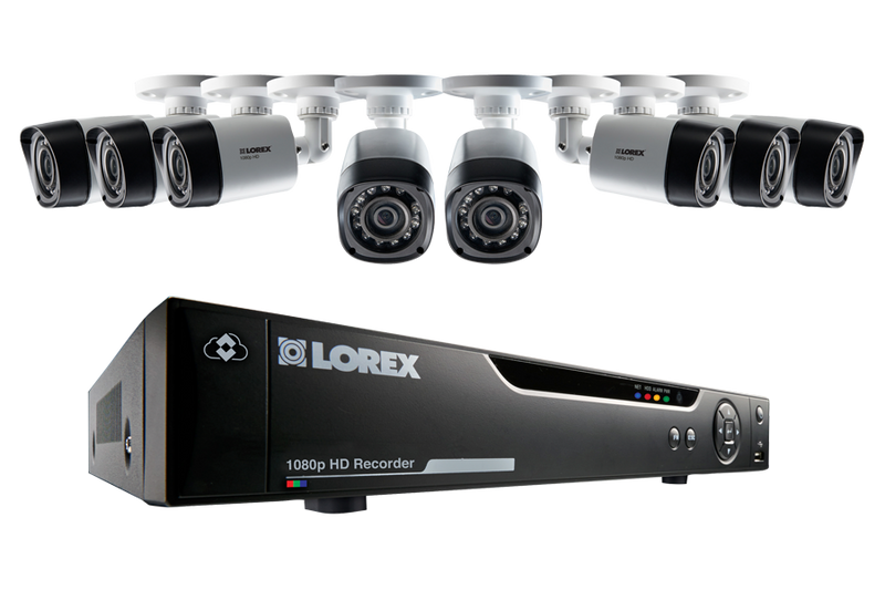 8 Channel Series Security DVR system with 1080p HD Cameras