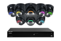 Lorex Fusion Series 4K 16 Camera Capable (Wired or Fusion Wi-Fi) 4TB Wired NVR System with H16 IP Dome Cameras