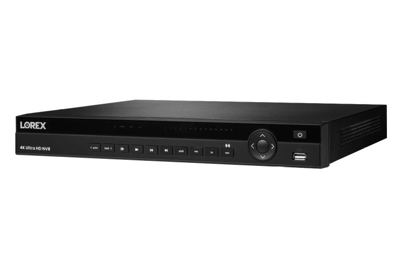4K Ultra HD 16-Channel Security NVR with Lorex Cloud Connectivity and 4TB Hard Drive