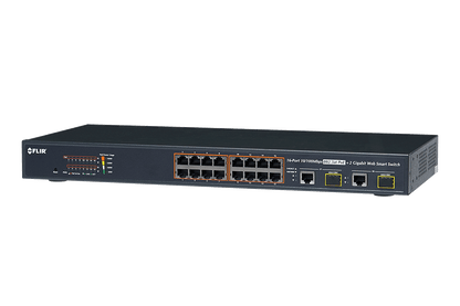 16-Channel PoE Switch 