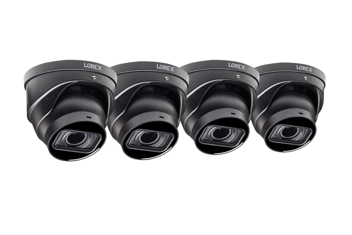 Lorex 4K Nocturnal 4 Series IP Wired Dome Camera with Motorized Varifocal Lens and Listen-In Audio