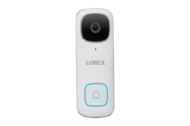 Lorex Fusion 4K 16 Camera Capable (8 Wired + 8 Wi-Fi) 2TB NVR System with 4 Smart Security Lighting Bullet Cameras, One 2K Wired Doorbell, and One 2K Floodlight