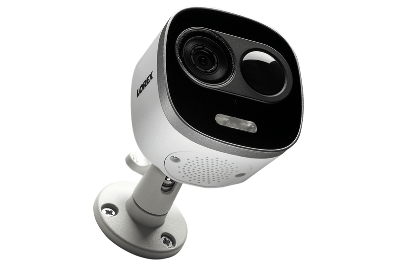 4K Ultra HD IP Camera System with 6 Active Deterrence Security Cameras, 130ft Night Vision