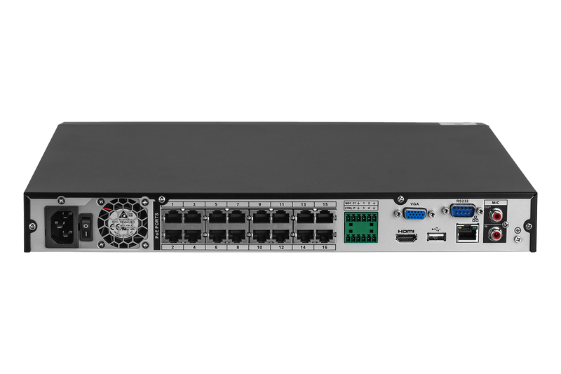 16-Channel Fusion NVR System with 4K (8MP) IP Cameras