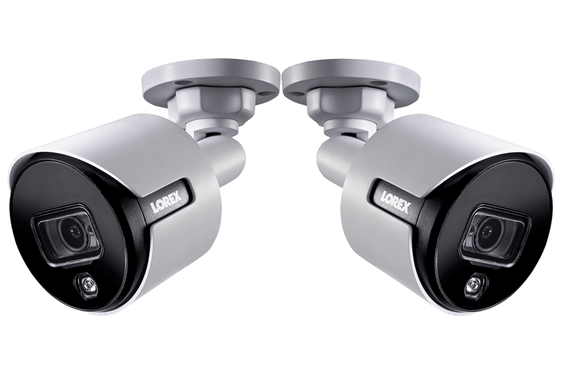 4K Ultra HD Active Deterrence Security Camera (2-pack)