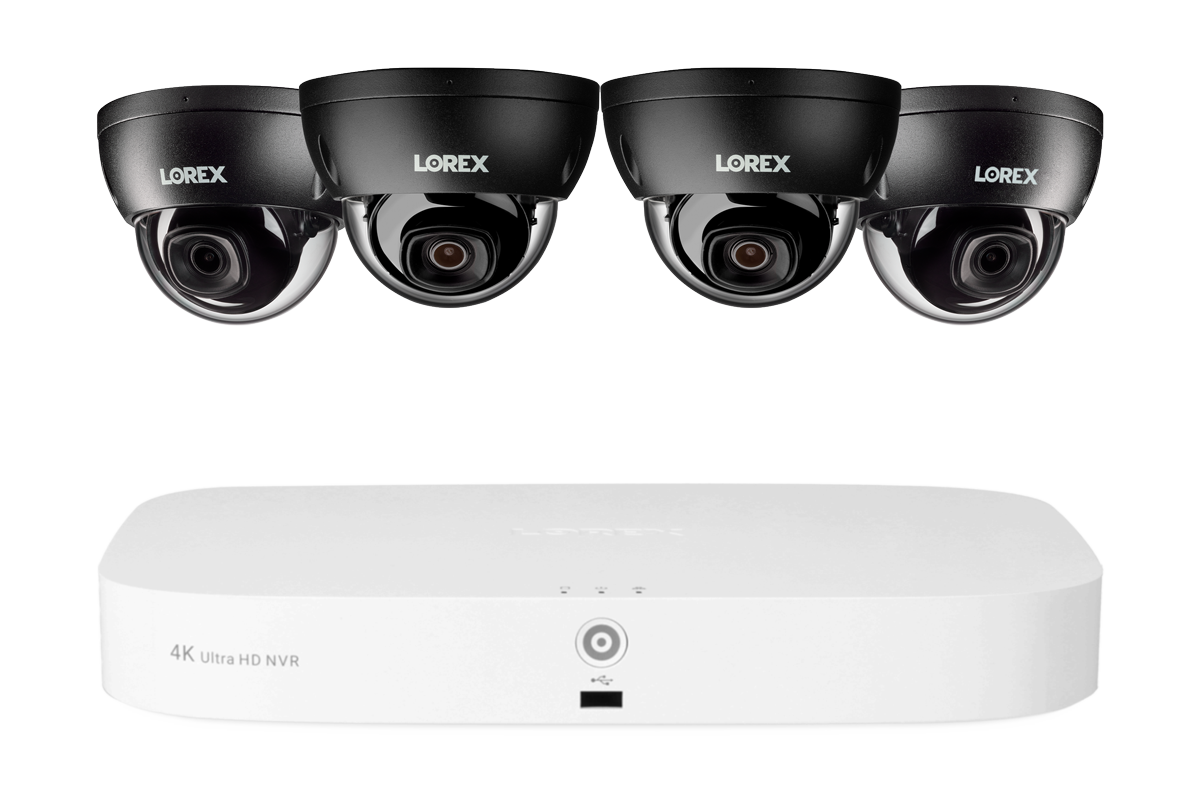Lorex Fusion NVR with A10 (A Series) IP Dome Cameras - 4K 16-Camera Capable (8 Wired + 8 Wi-Fi Fusion) 2TB Wired System