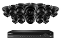 Lorex 4K (16 Camera Capable) 4TB Wired NVR System with Nocturnal 3 Smart IP Dome Cameras with Listen-In Audio and 30FPS