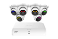 Lorex Fusion Series 4K 16 Channel (8 Wired + 8 Fusion Wi-Fi) 2TB Wired System with H12 Wired 4K IP Dome Cameras