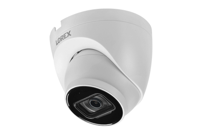 Lorex 4K (32 Camera Capable) 8TB Wired NVR System with IP Dome Cameras Featuring Listen-In Audio
