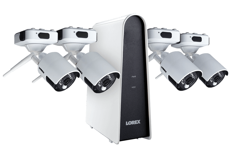 Wire-Free Security Camera System with 4 Cameras