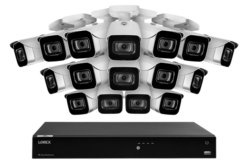 16-Channel Fusion NVR System with 4K (8MP) IP Cameras
