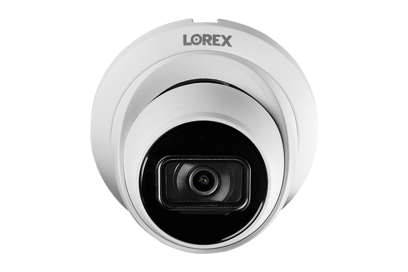 Lorex 4K (16 Camera Capable) 4TB Wired NVR System with Nocturnal 3 Smart IP Dome Cameras with Listen-In Audio and 30FPS