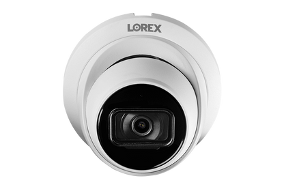 Lorex 4K (32 Camera Capable) 8TB Wired NVR System with Nocturnal 3 Smart IP Dome Cameras Featuring Listen-In Audio and 30FPS Recording