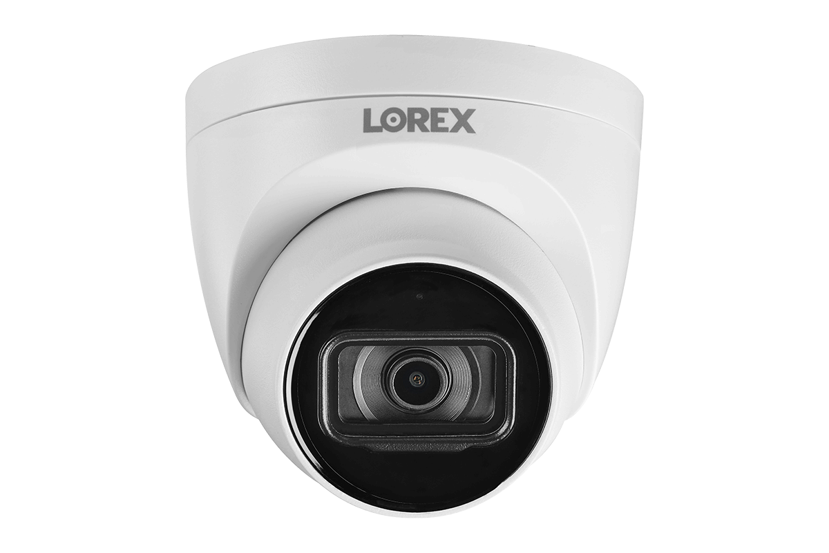 Lorex 4K (32 Camera Capable) 8TB Wired NVR System with IP Dome Cameras Featuring Listen-In Audio