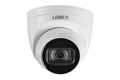 Lorex 4K (32 Camera Capable) 8TB Wired NVR System with IP Dome Cameras Featuring Listen-In Audio