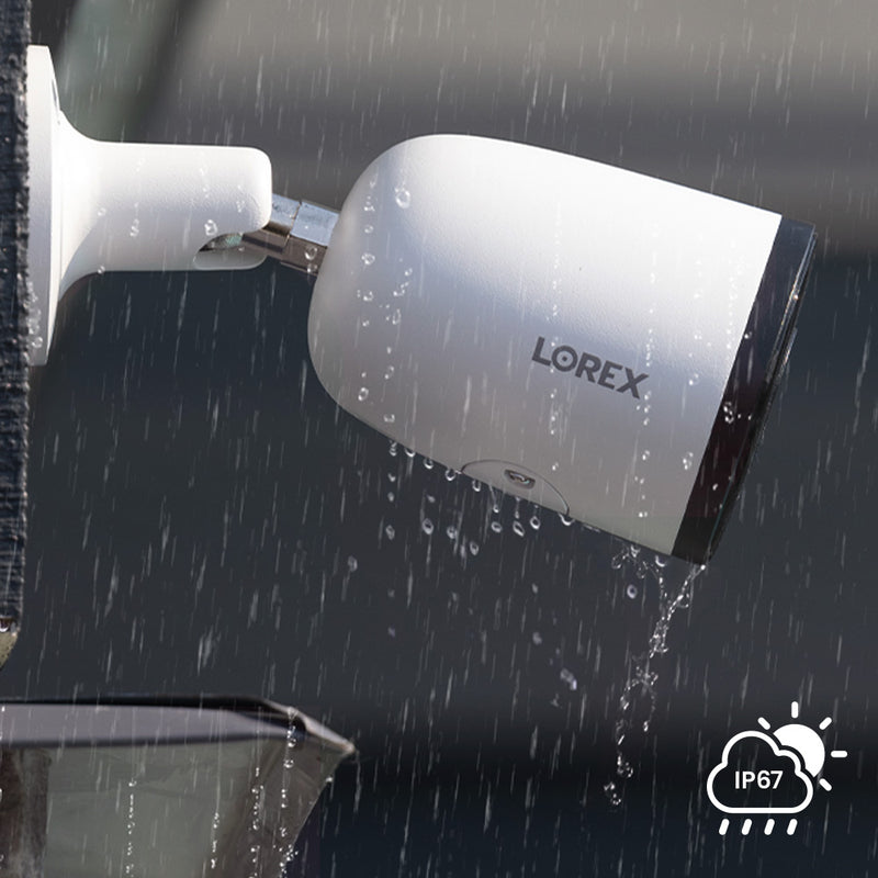 Lorex Fusion NVR with 2 H20 Dual Lens and 2 H30 (Halo Series) IP Security Cameras - 4K 16-Channel 2TB Wired System