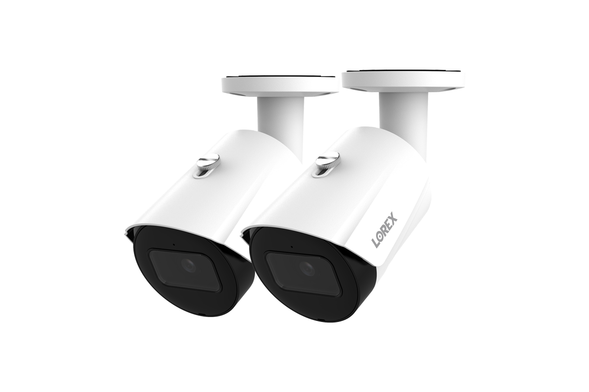 Aurora Series A20 4K IP Wired Bullet Security Camera with Listen-In Audio and Smart Motion Detection