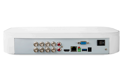 4K Wired DVR Security System with 8 Active Deterrence Cameras, Smart Motion Detection and Face Recognition