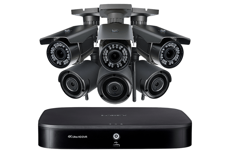 1080p HD Home Security Camera System with 3 Wireless and 3 Varifocal Zoom Lens Security Cameras