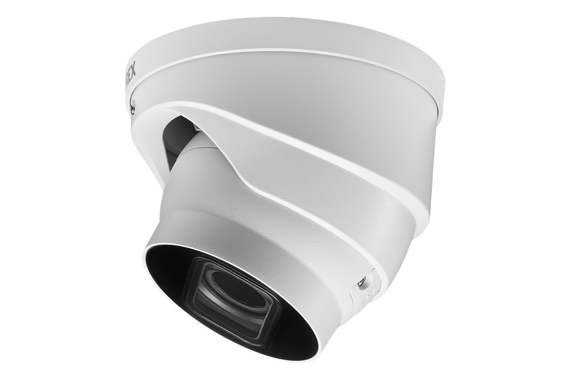 Lorex 4K IP Wired Dome Security Camera with Motorized Varifocal Lens, Real-Time 30FPS Recording and Listen-In Audio