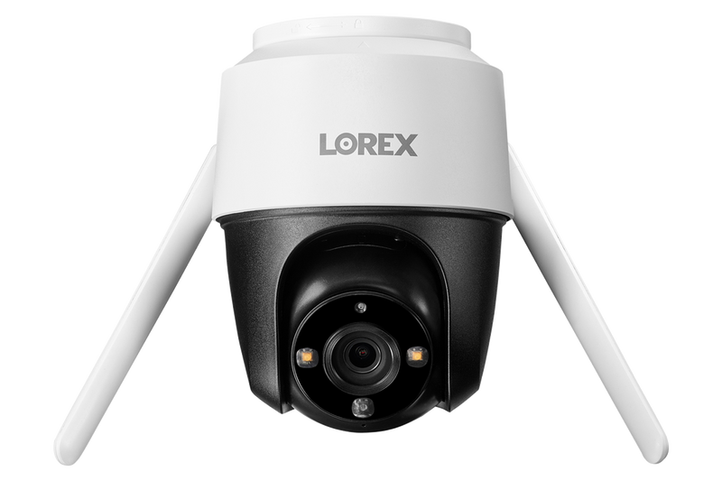 Lorex Fusion 4K 12 Camera Capable (8 Wired + 4 Wi-Fi) 2TB DVR System with Two 2K Pan-Tilt Outdoor Wi-Fi Cameras