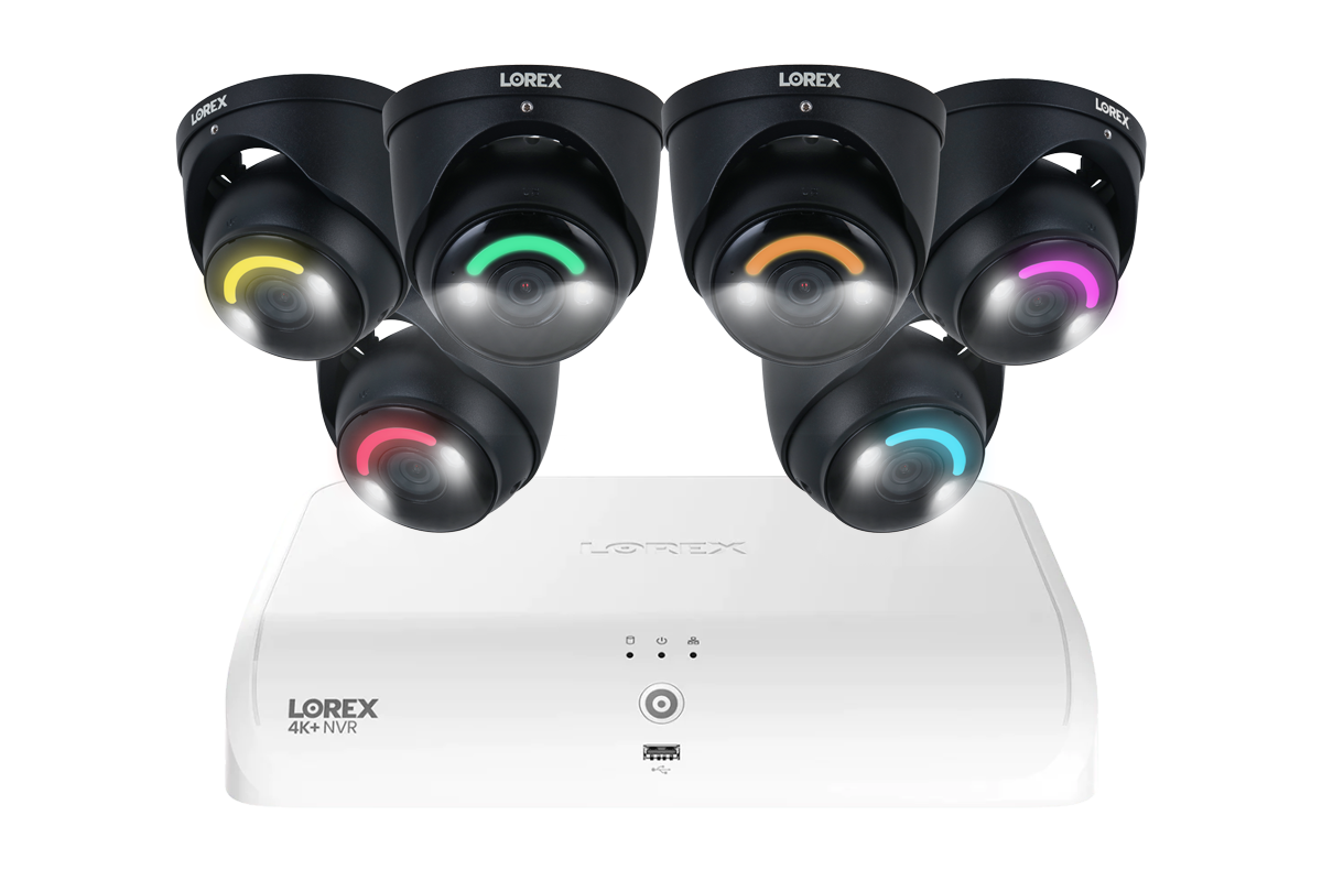 Lorex Fusion Series 4K+ 16 Channel (8 Wired + 8 Fusion Wi-Fi) 2TB Wired System with H16 Wired 4K IP Dome Cameras - Black 6