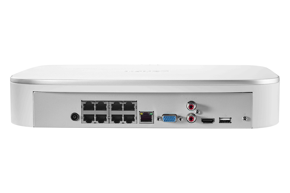8-Channel 4K Fusion NVR System with Smart Deterrence 4K (8MP) IP Cameras