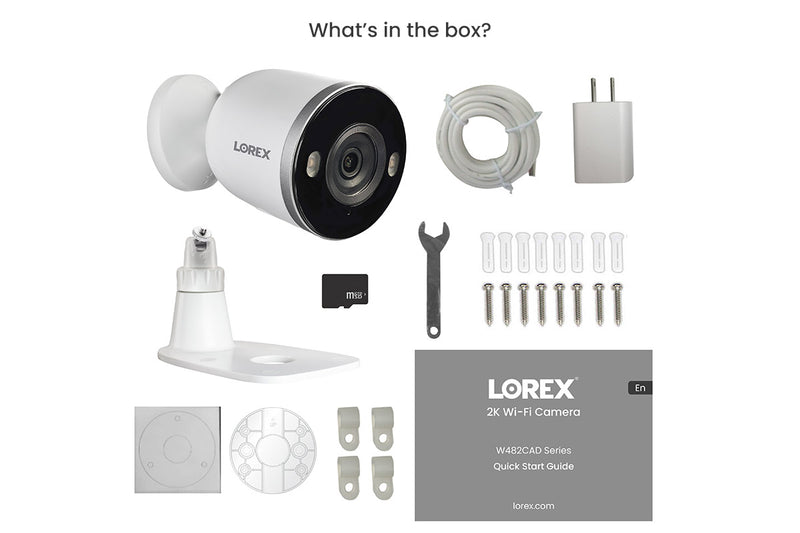 2K Spotlight Indoor/Outdoor Wi-Fi Security Camera