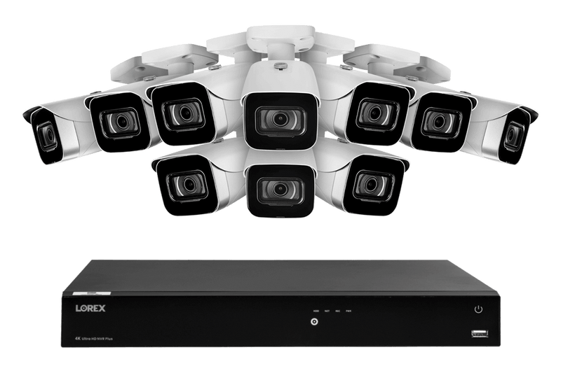 16-Channel Fusion NVR System with 4K (8MP) IP Cameras