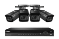 Système NVR filaire Lorex 4K (capable de 16 caméras) 4 To avec 3 caméras Bullet IP intelligentes nocturnes avec objectif à focale variable motorisé