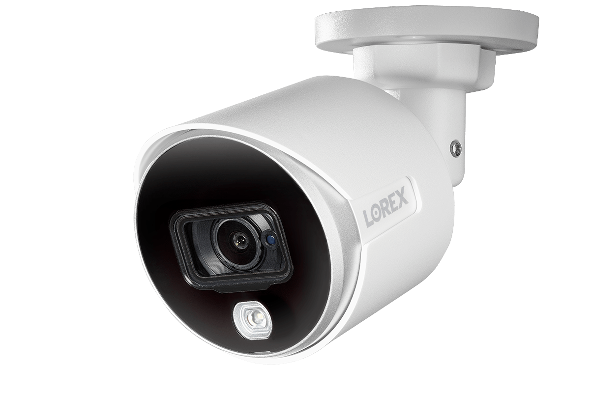 Lorex 4K 8-Channel 2TB Wired DVR System with Active Deterrence Bullet Cameras