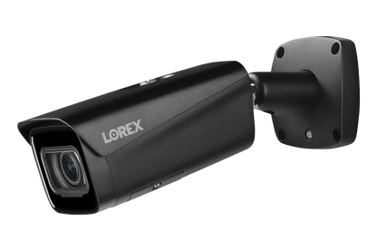Lorex 4K IP Wired Bullet Security Camera with Motorized Varifocal Lens, Real-Time 30FPS Recording and IK10 Vandal Proof