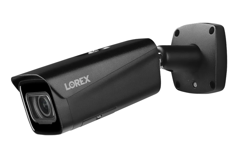 Lorex 4K IP Wired Bullet Security Camera with Motorized Varifocal Lens, Real-Time 30FPS Recording and IK10 Vandal Proof