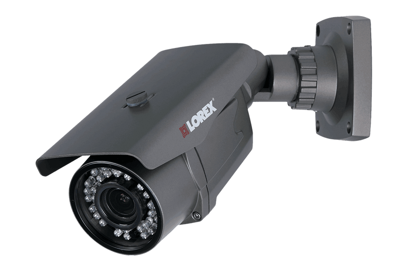 3x Zoom Lens Security Camera with 1080p HD Resolution and 170ft Night Vision (2-pack)
