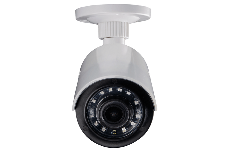 HD Home Security System featuring 4 Ultra Wide Angle Cameras and 2 PTZ Outdoor 4x Zoom Cameras