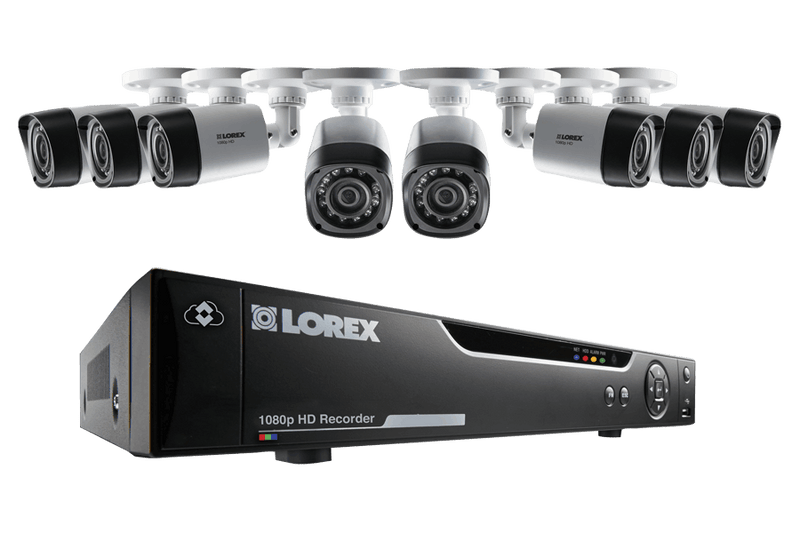 8 Channel Series Security DVR system with 1080p HD Cameras