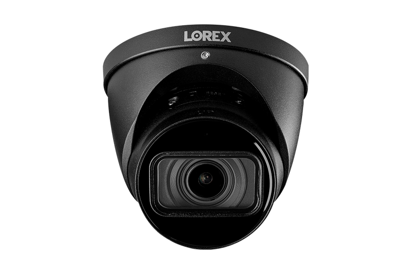 Lorex 4K 32-Channel NVR System with Nocturnal 3 Smart IP Optical Zoom Dome Security Cameras with Real-Time 30FPS Recording and Listen-in Audio