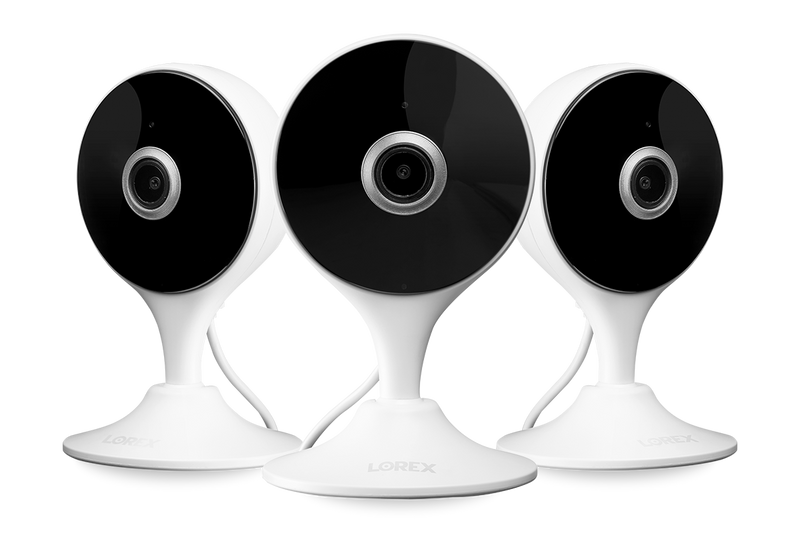 2K Indoor Wi-Fi Security Camera 3-pack