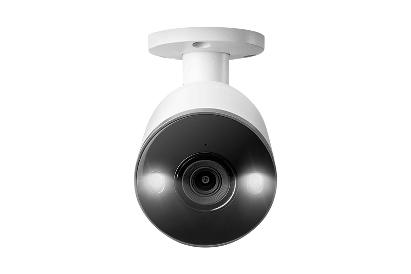 Lorex 4K 8-Channel NVR System with 6 Smart Deterrence Cameras, Fusion Capabilities and Smart Motion Detection Plus