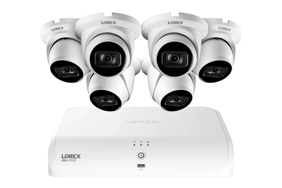 Lorex Fusion Series 4K+ 16 Channel (8 Wired + 8 Fusion Wi-Fi) 2TB Wired System with A14 Wired 4K IP Dome Cameras - White 6