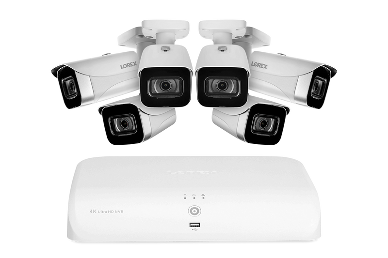 Lorex 4K 8-Channel 2TB Wired NVR System with Bullet Cameras