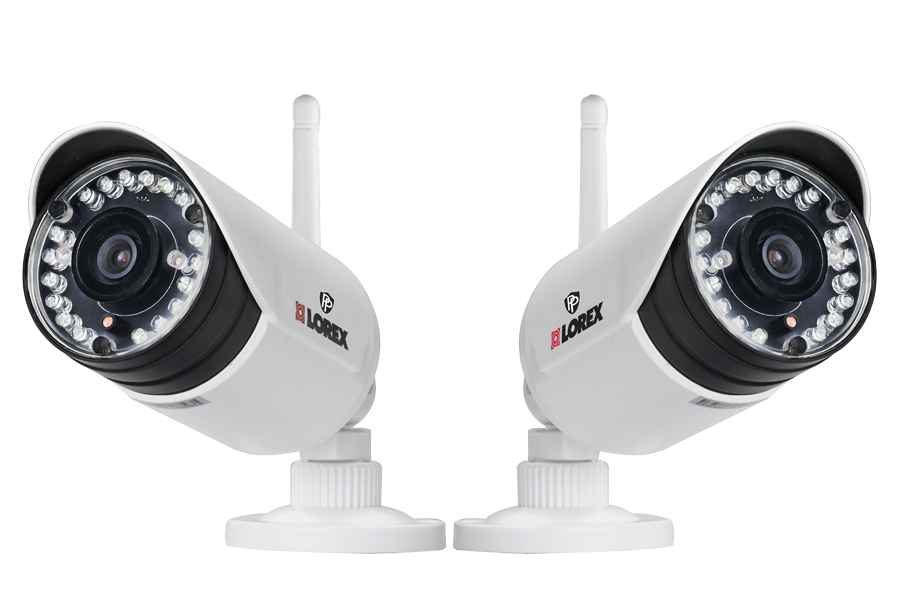 720p HD Weatherproof Wireless Security Cameras with Receiver