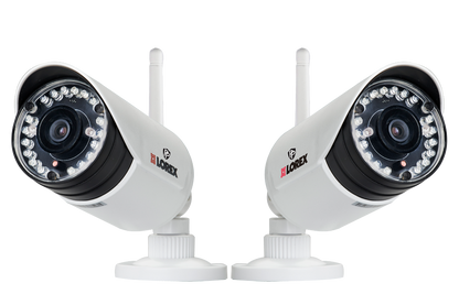 720p HD Weatherproof Wireless Security Cameras with Receiver