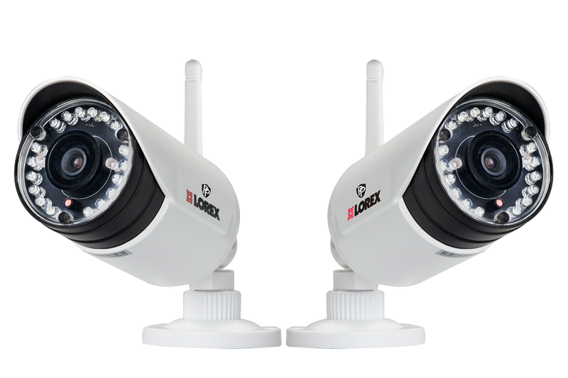 720p HD Weatherproof Wireless Security Cameras with Receiver