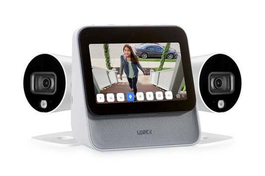 Lorex Smart Home Security Center with Two 1080p Outdoor Wi-Fi Cameras