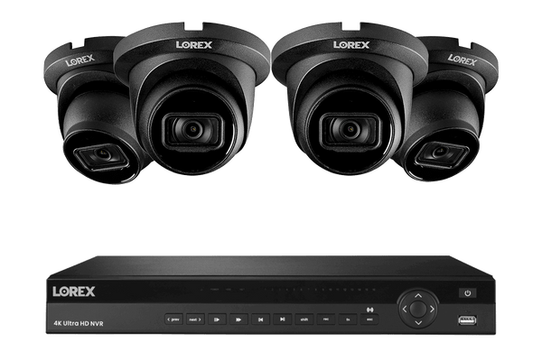 Lorex Nocturnal 3 4K 16-Channel 4TB Wired NVR System with Smart IP Dome Cameras, 30FPS Recording and Listen-in Audio