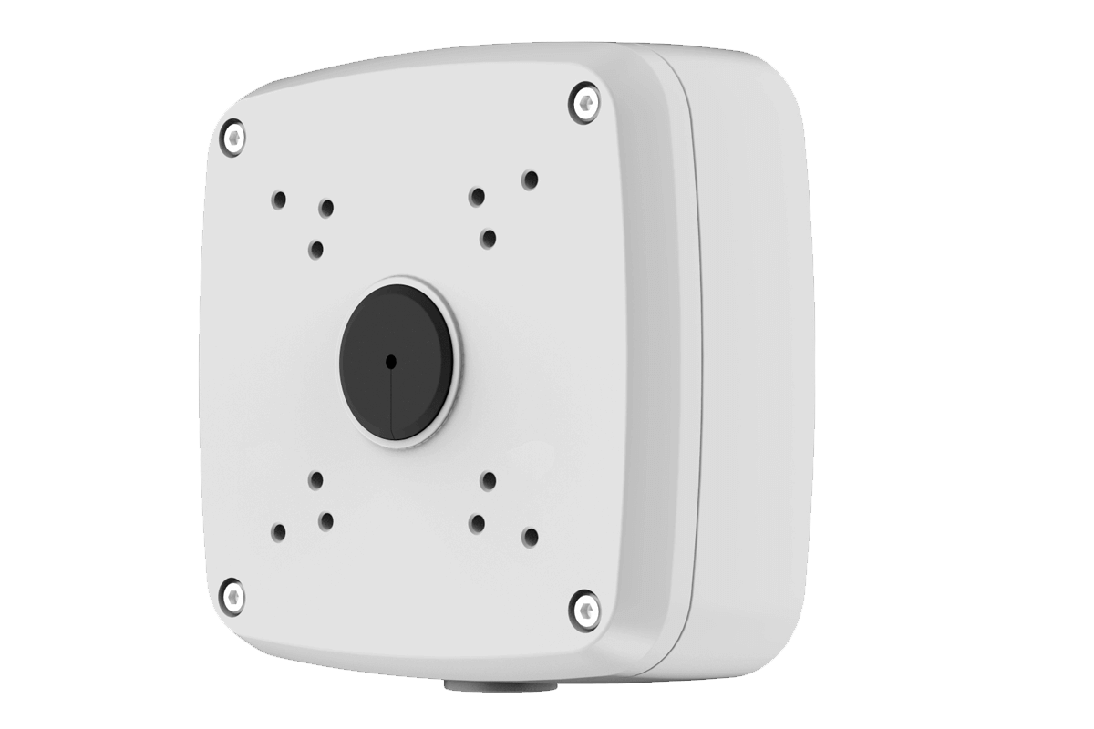 Outdoor Junction Box for 4 Screw Base Cameras (White) - Open Box