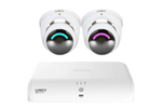 Lorex Fusion Series 4K+ 16 Channel (8 Wired + 8 Fusion Wi-Fi) 2TB Wired System with H16 Wired 4K IP Dome Cameras - White 2