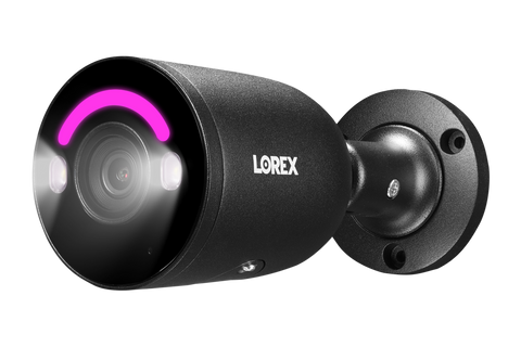 Lorex 4K IP Wired Bullet Security Camera with Smart Security Lighting and Smart Motion Detection