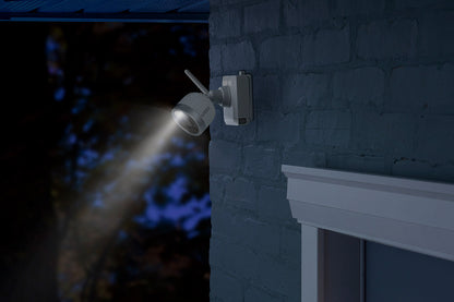 1080p HD Wire-Free Security System with 2 Battery-Operated Active Deterrence Cameras and Person Detection